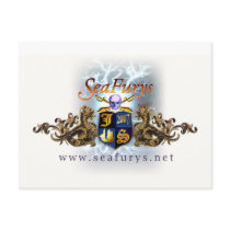 SeaFurys Shield (White) Postcard