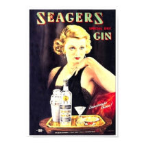 Seager's Gin Print