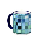 SeaGlass Tile custom mug in various styles