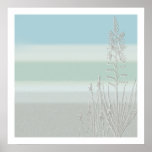 Seagrass in the Mist Poster