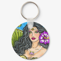 Seagreen Siren keychains by MartinArtStudio Seagreen Siren keychains