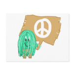 seagreen white peace postcards