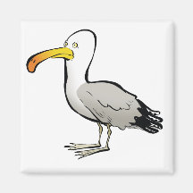 Seagull au naturel magnet