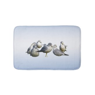 Seagull Birds Bath Mats