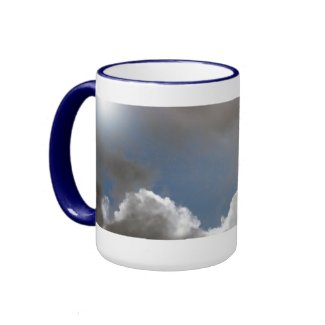 SEAGULL IN CLOUDS mug