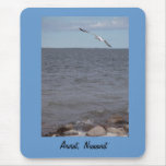Seagull in Flight Mousepad