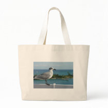 Seagull In Paradise Beach Bag