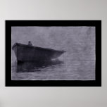 Seagull In The Mist. Print