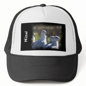 Seagull on a Rail Trucker Hat