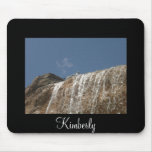 Seagull on waterfall personalized mousepad