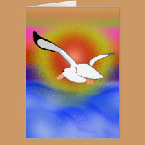 Seagull & Sunset cards by Perlyyyy Seagull & Sunset cards