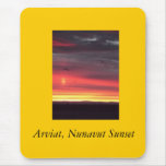 Seagulls at Sunset in Arviat, Nunavut Mousepads