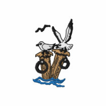 Seagulls embroidered shirts