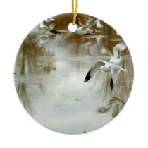 Seagulls In Flight ornaments