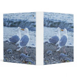 Seagulls Kissing on the Beach Photo binders