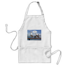 Seagulls speak French Aprons