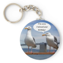 seagulls talking keychain