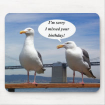 seagulls talking mousepads