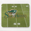 Seahawk Football Field Mousepad by misteraddy Seahawk Football Field Mousepad