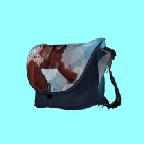 Seahorse and Bubbles messenger bags