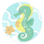 Seahorse and Starfish Stickers