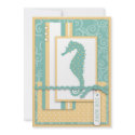 Seahorse Baby Invitation by holidayparade Seahorse Baby Invitation