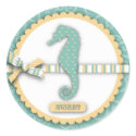 Seahorse Baby Sticker by holidayparade Seahorse Baby Sticker