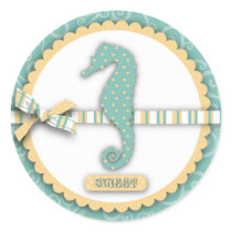 Seahorse Baby Sticker by holidayparade Seahorse Baby Sticker