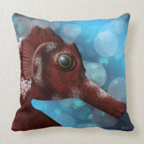 Seahorse (blue) pillows