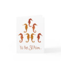 Seahorse Christmas Tree cards by thomglace Seahorse Christmas Tree cards