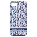 Seahorse Frolic iPhone 5 Case-Mate Tough - Blue