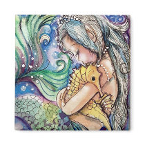 "Seahorse Hugs" Magnet by Creechers "Seahorse Hugs" Magnet