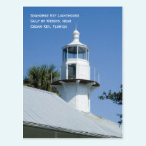 Seahorse Key Lighthouse Postcard postcards