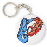 Seahorse kisses keychain