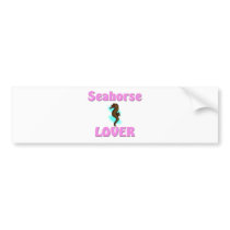 Seahorse Lover bumper stickers by AnimalShirts Seahorse Lover bumper stickers
