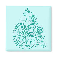 Seahorse magnet