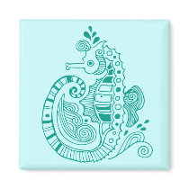 Seahorse magnets