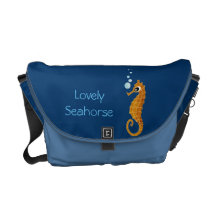 Seahorse Messenger Bag
