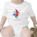 seahorse: My first birthday t-shirts