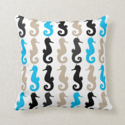 Seahorse Ocean Theme: Seahorses Pillow