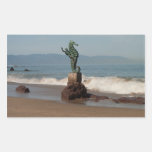 Seahorse Out of Water Rectangle Sticker