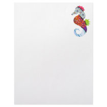 Seahorse Patchwork Pet Letterhead