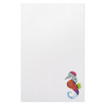 Seahorse Patchwork Pet Stationary Custom Stationery