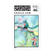 Seahorse Postage Stamps