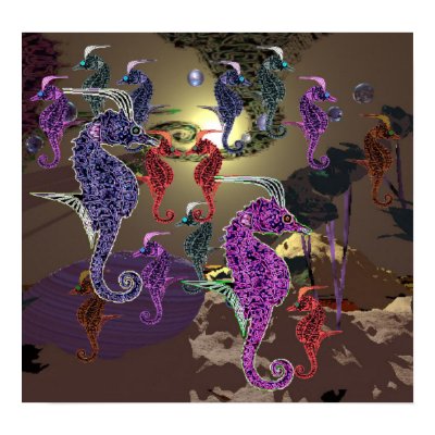 Seahorse Posters by Bourgriver
