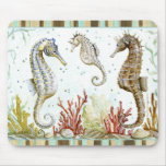 Seahorse Sanctuary by Kate McRostie mousepads