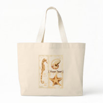 Seahorse Seashells Aquatic Life bags by windyone Seahorse Seashells Aquatic Life bags