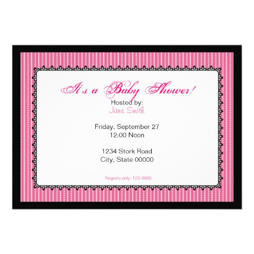 Seahorse Sensation Baby Shower Invitation