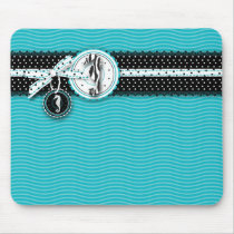 Seahorse Sensation Mousepad by holidayparade Seahorse Sensation Mousepad