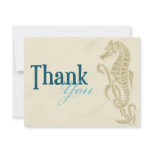 Seahorse Thank You Note Personalized Announcements